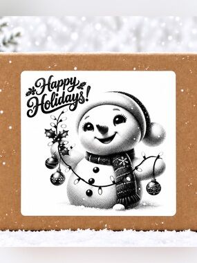 Funny Festive Christmas Stickers -100ct.